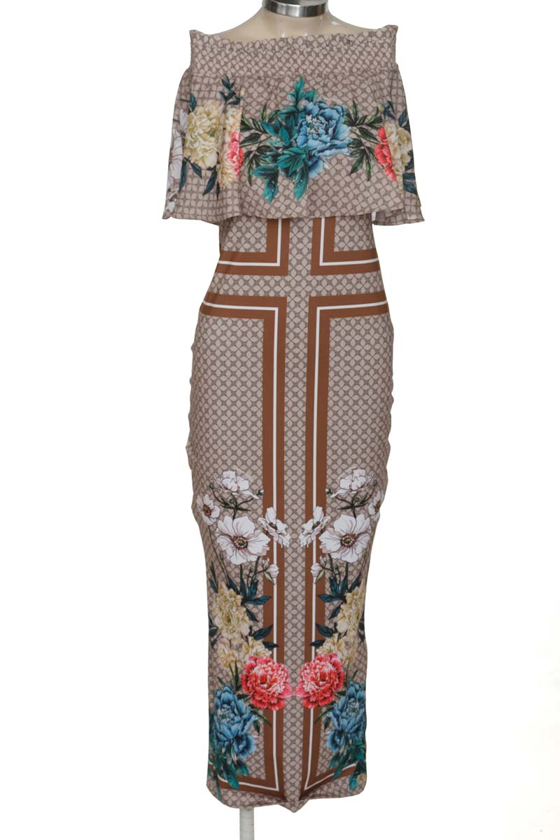 Vestido / Enterizo color Beige - Carmen Steffens