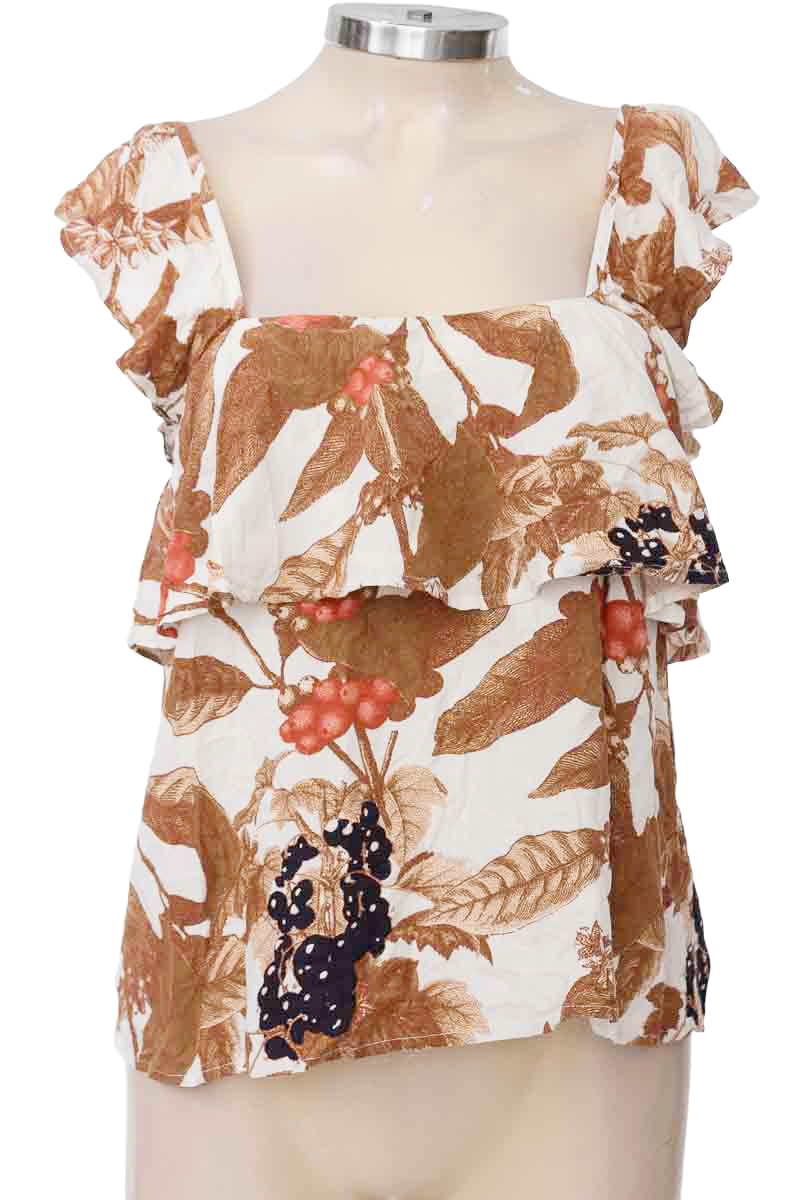 Top / Camiseta color Café - Tennis