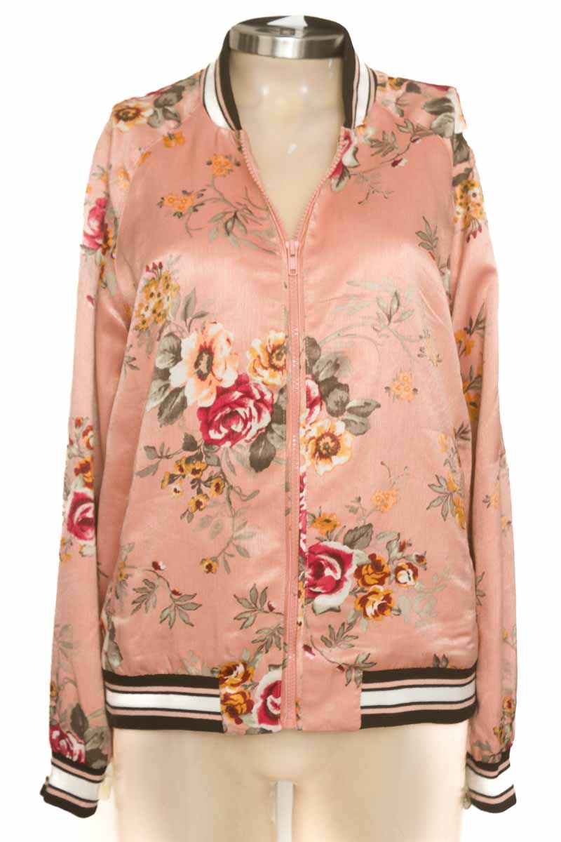 Chaqueta / Abrigo color Rosado - Flont