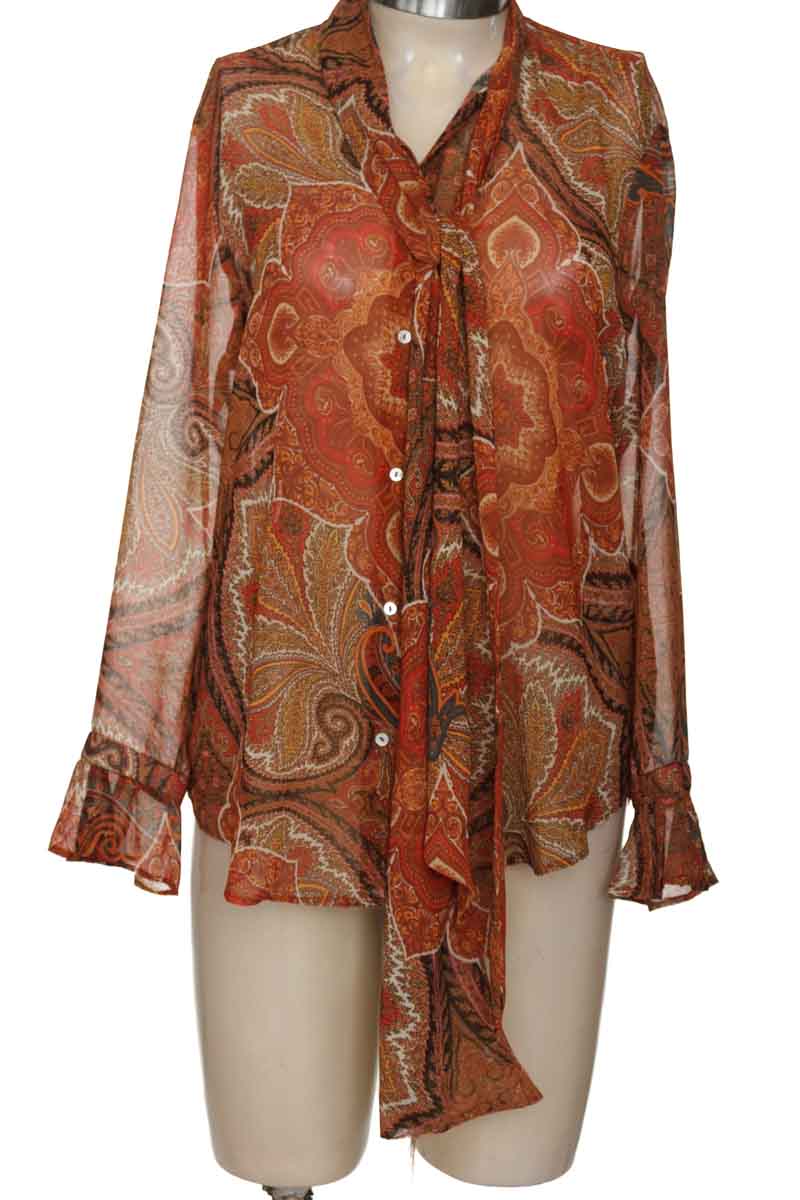 Blusa color Naranja - Zara