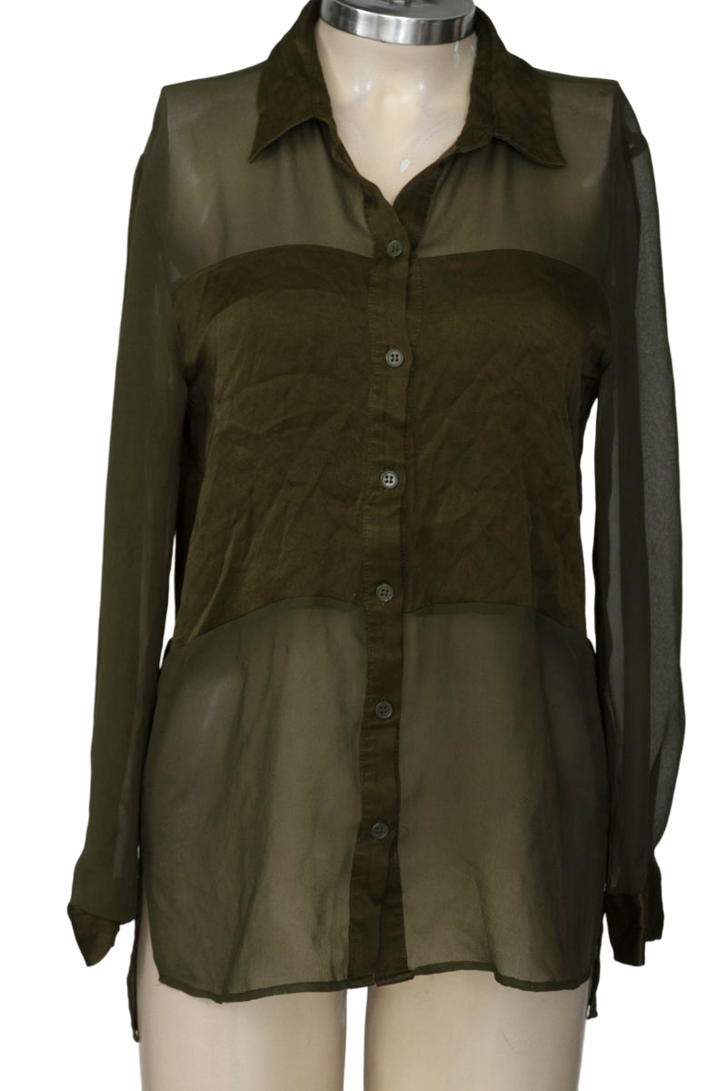 Blusa color Verde - Zara