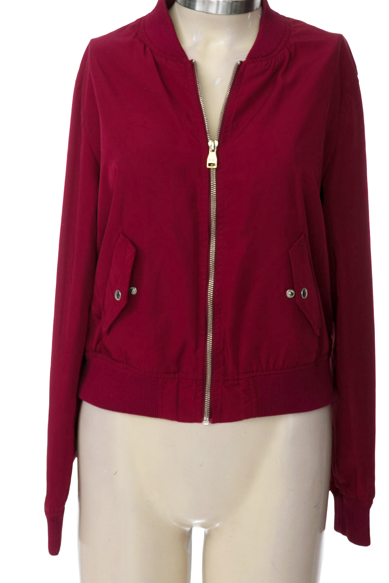 Chaqueta / Abrigo color Vinotinto - Bershka