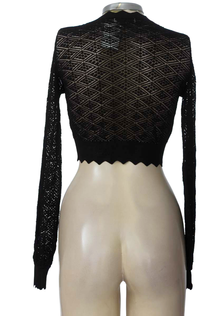 Sweater color Negro - Flamant Rose