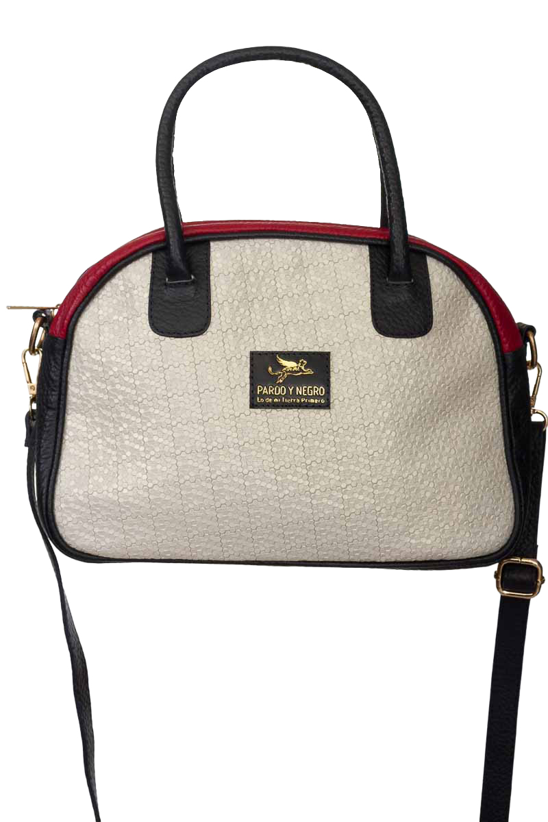 Cartera / Bolso / Monedero color Estampado - Pardo y Negro