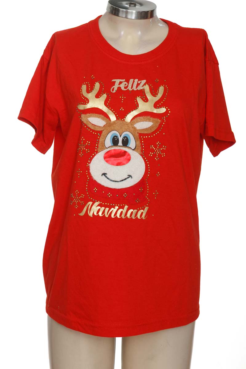 Top / Camiseta color Rojo - Cotton Factory