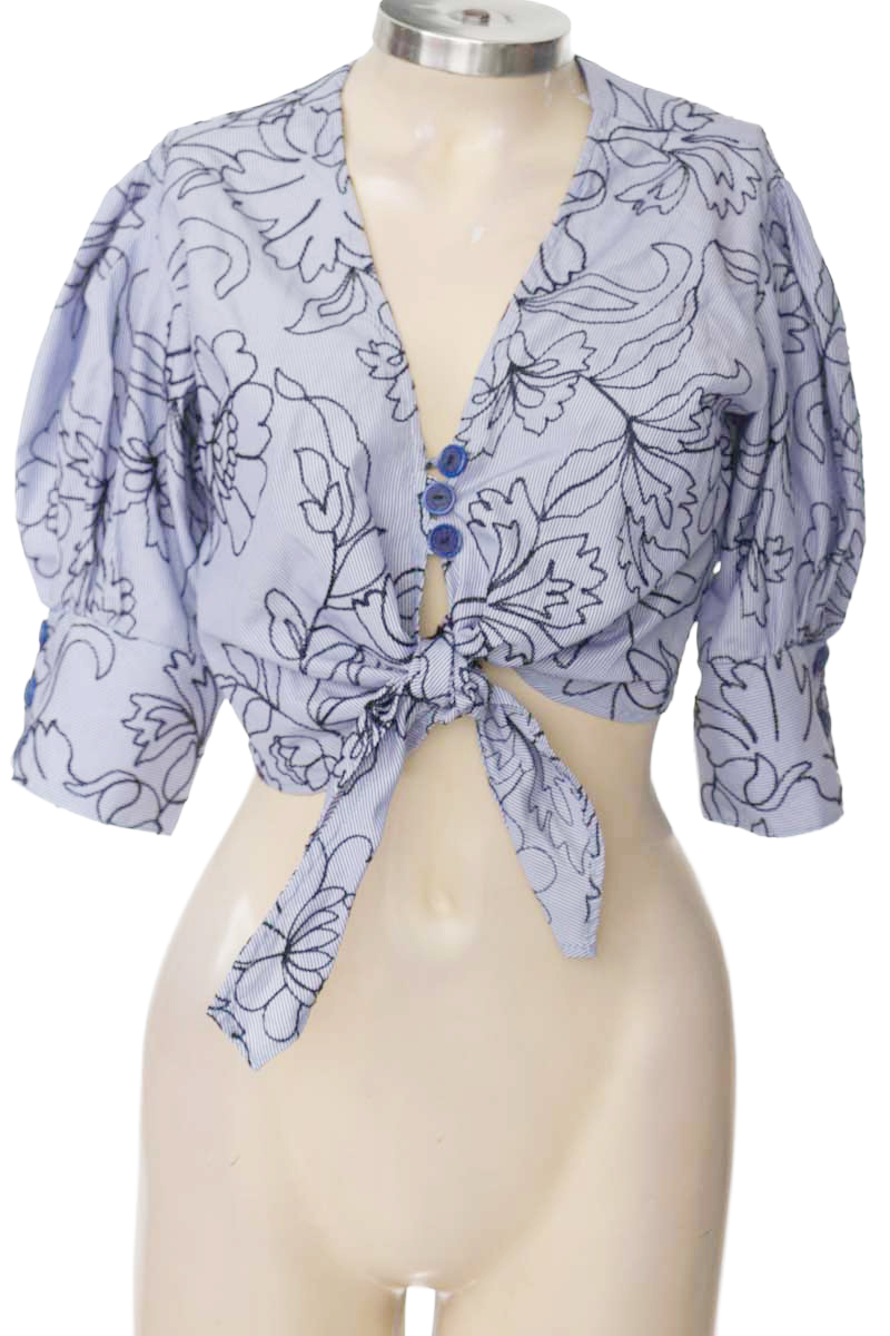 Blusa color Azul - Daniela Rozo