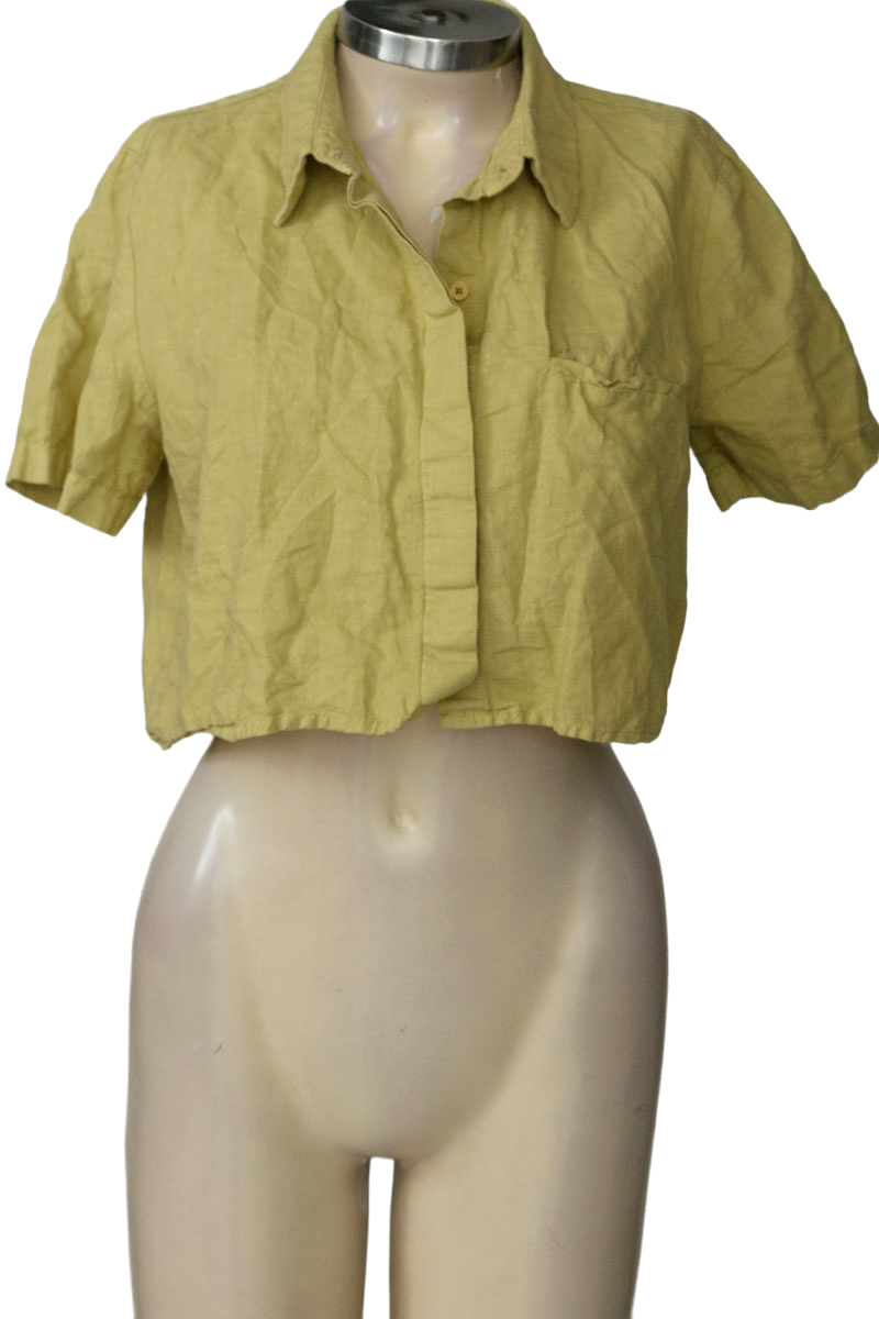 Blusa color Verde - Zara