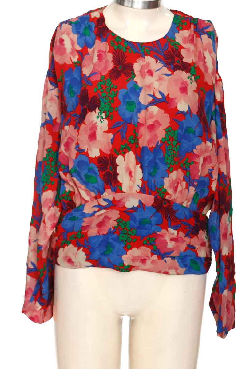 Blusa color Estampado - Zara