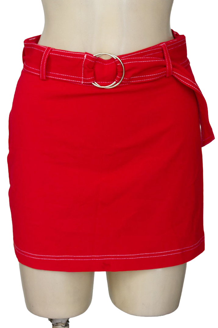 Falda color Rojo - Forever 21
