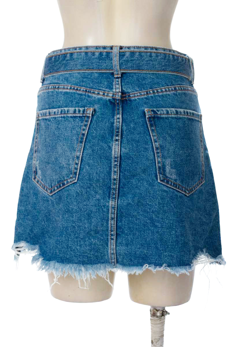 Falda color Azul - Bershka