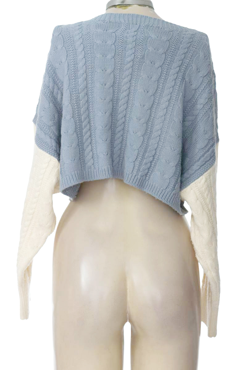 Sweater color Azul - Stradivarius