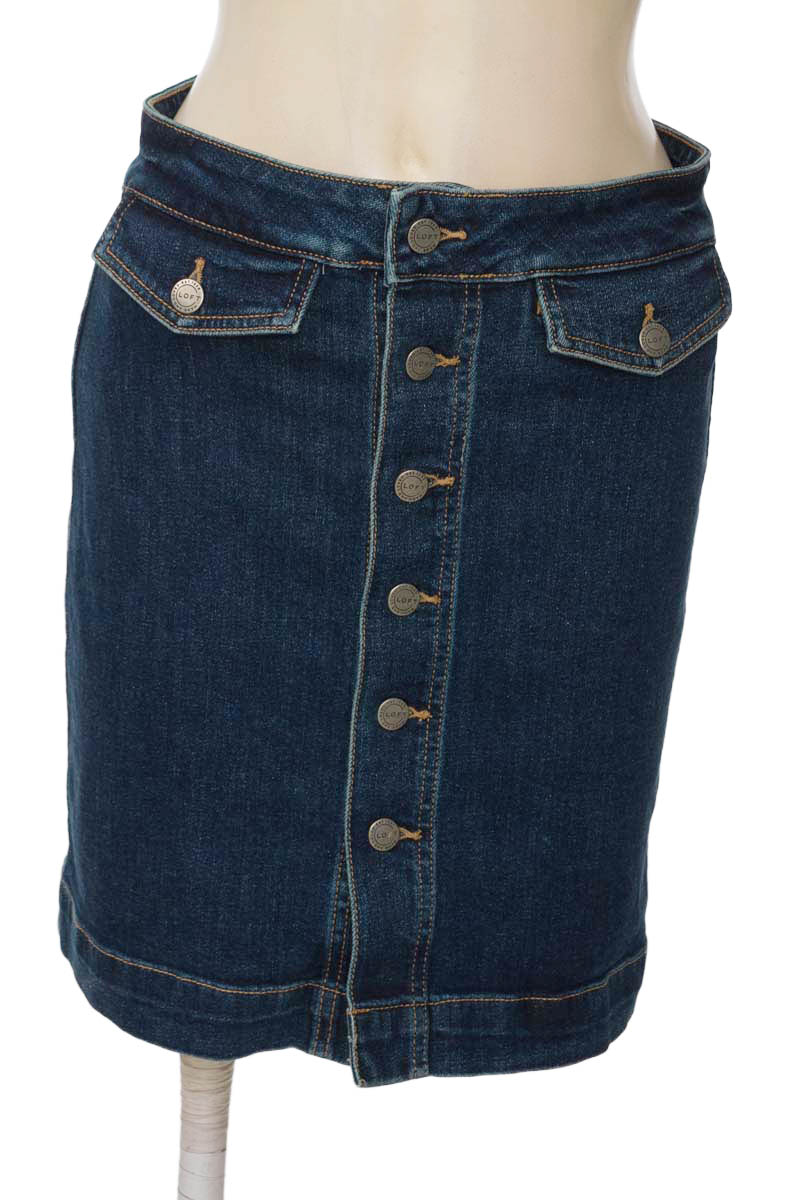 Falda color Azul - Ann Taylor