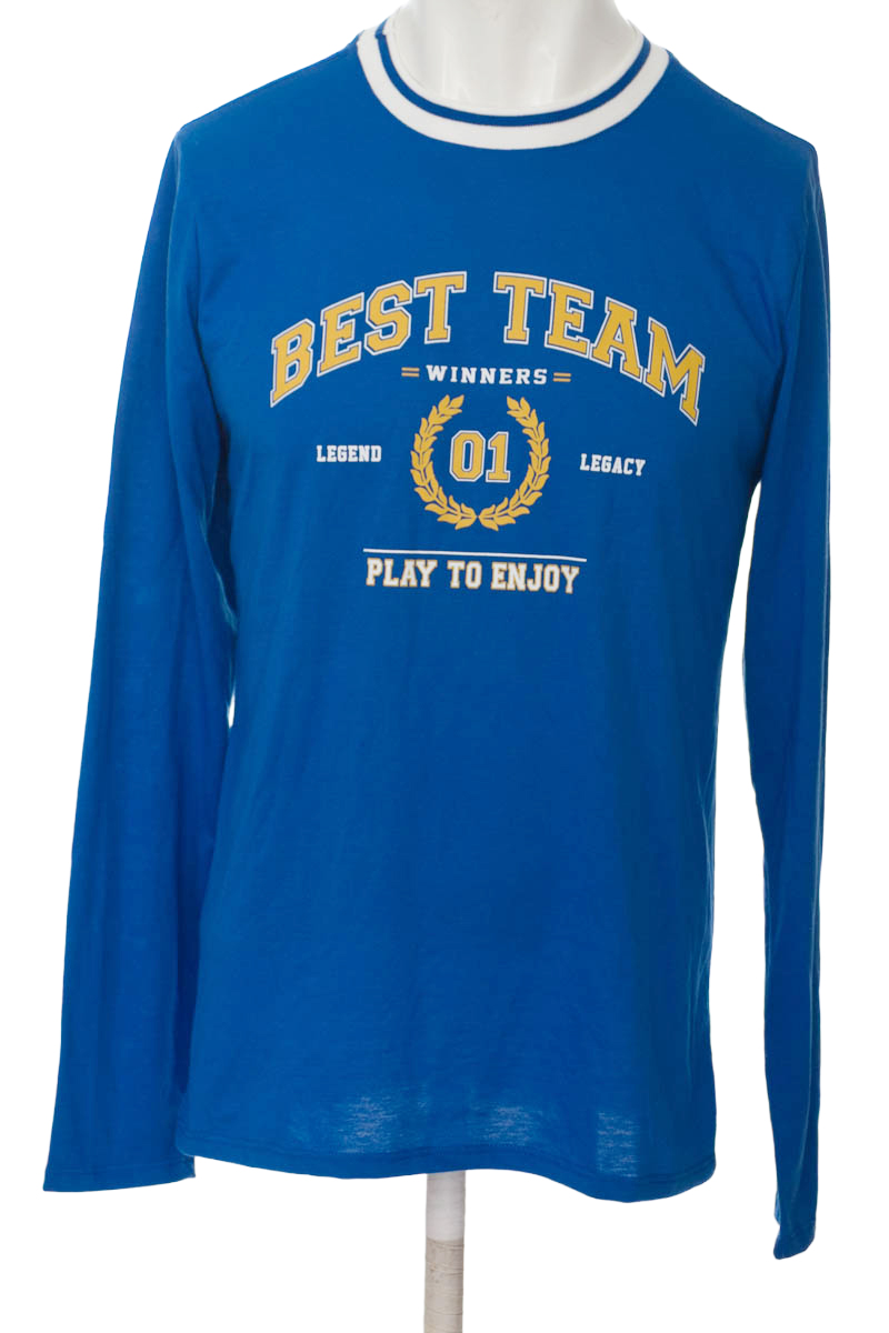 Camiseta color Azul - Leo