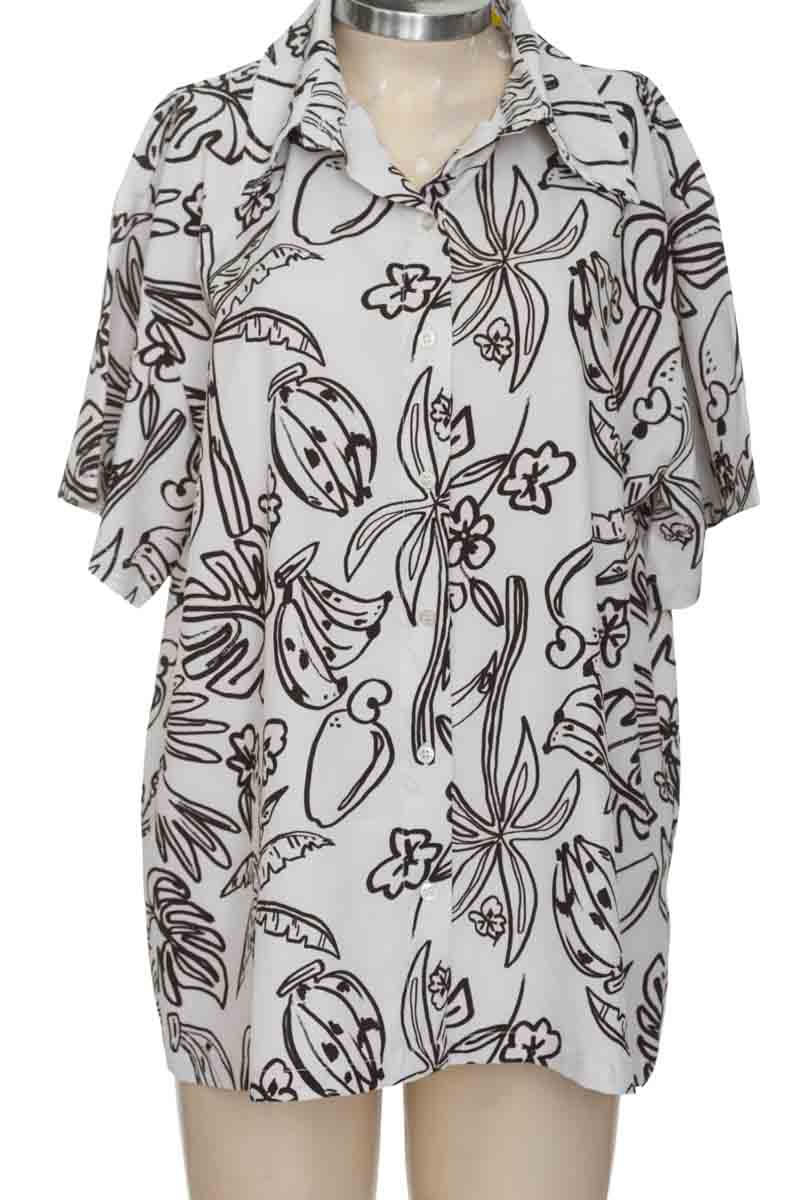 Blusa color Blanco - Mercedes Campuzano