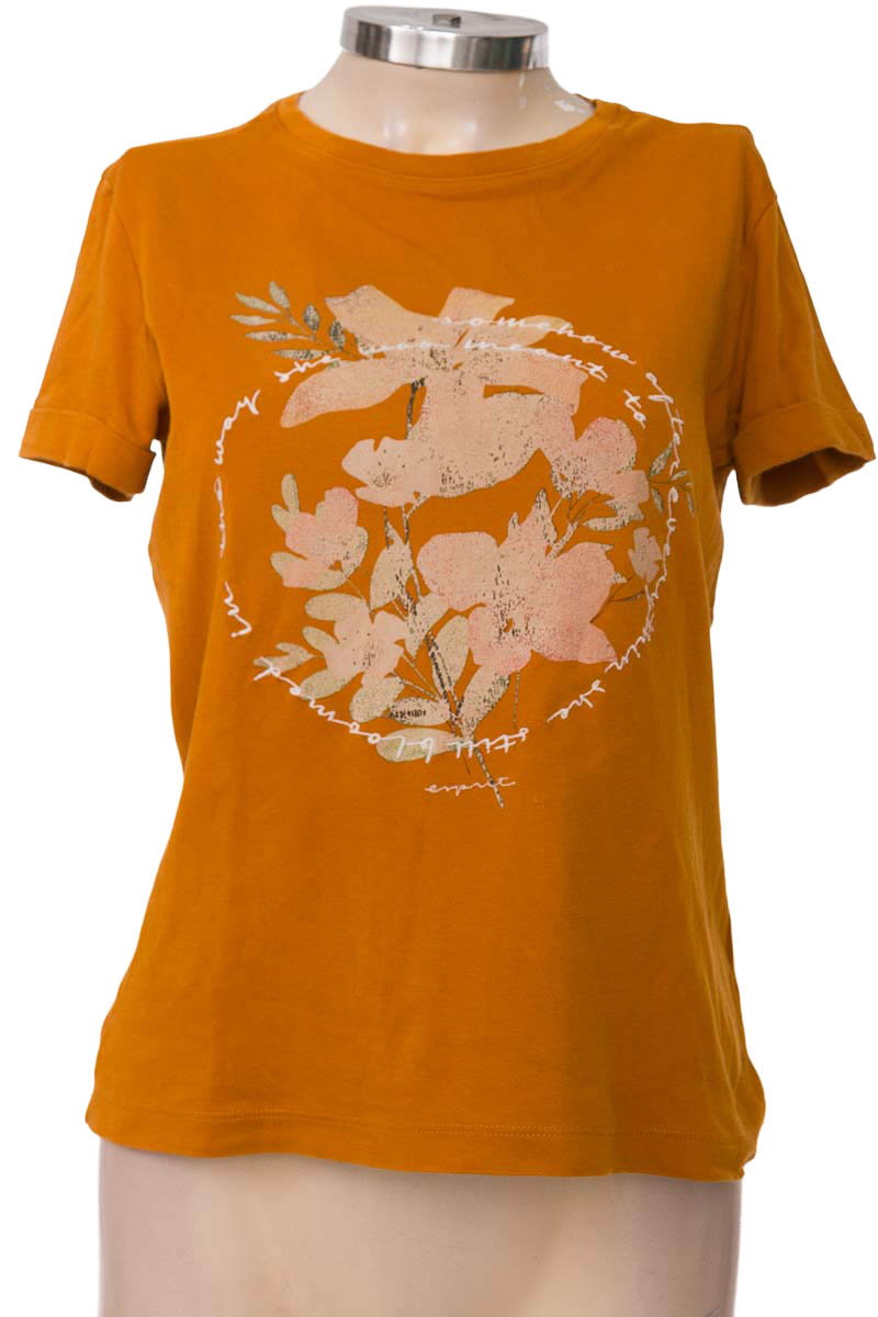 Top / Camiseta color Mostaza - Esprit