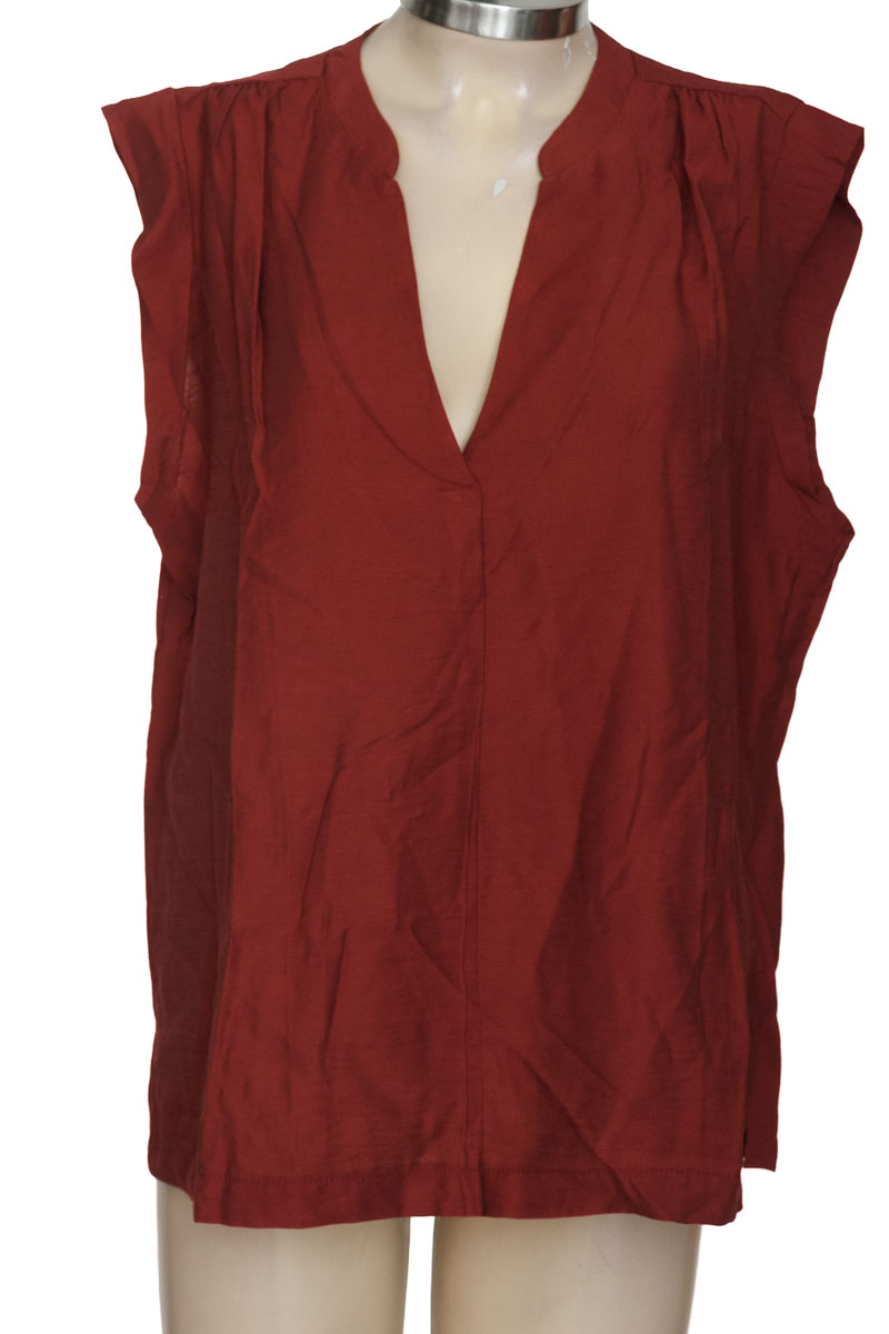 Blusa color Vinotinto - Esprit