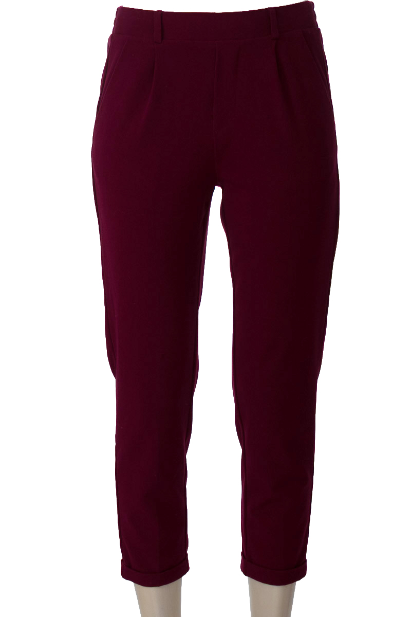Pantalones color Vinotinto - Stradivarius