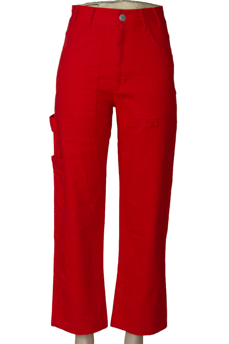 Pantalones color Rojo - Zara