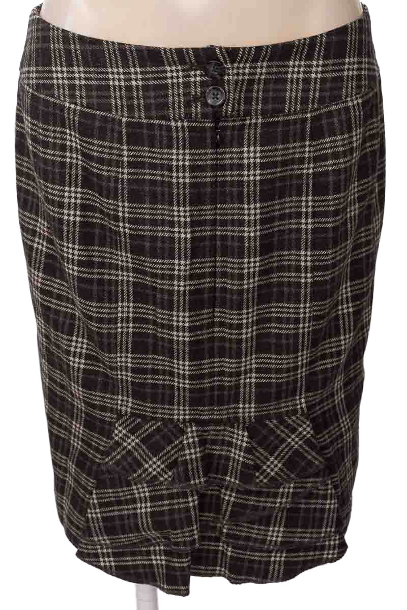 Falda color Gris - Banana Republic