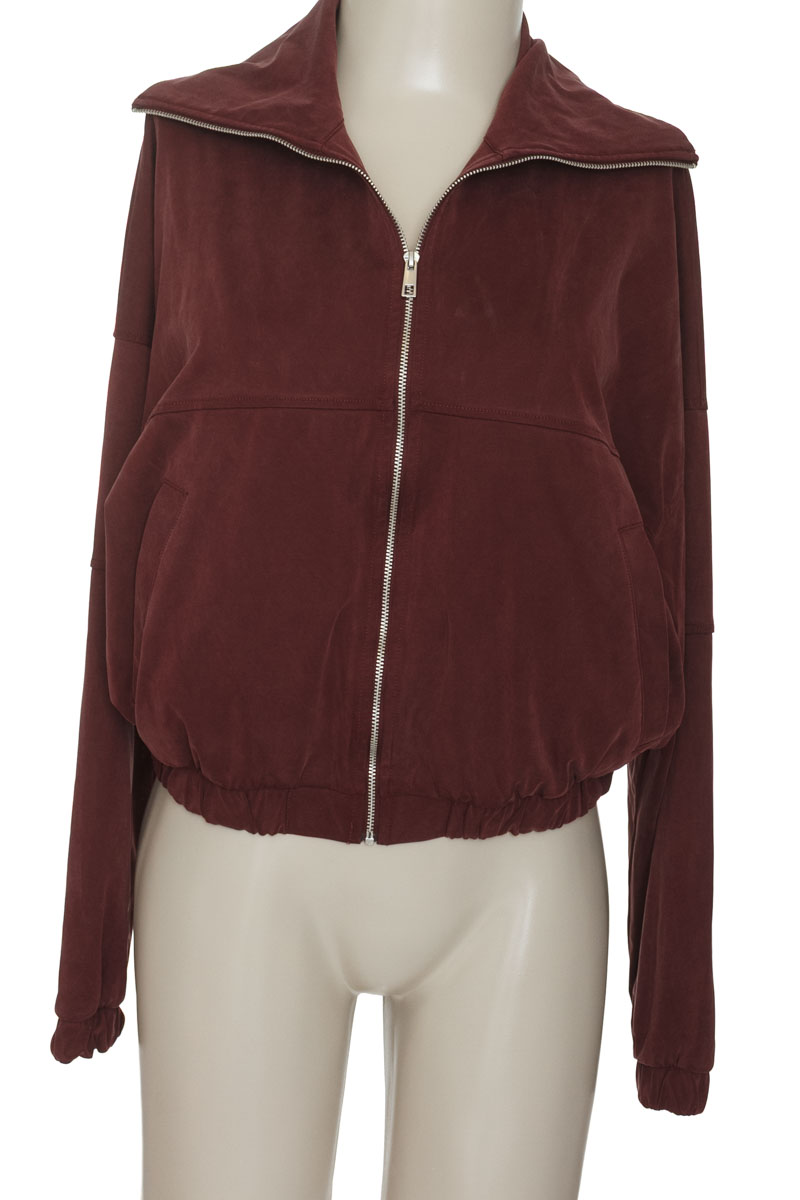 Chaqueta / Abrigo color Vinotinto - Oysho 
