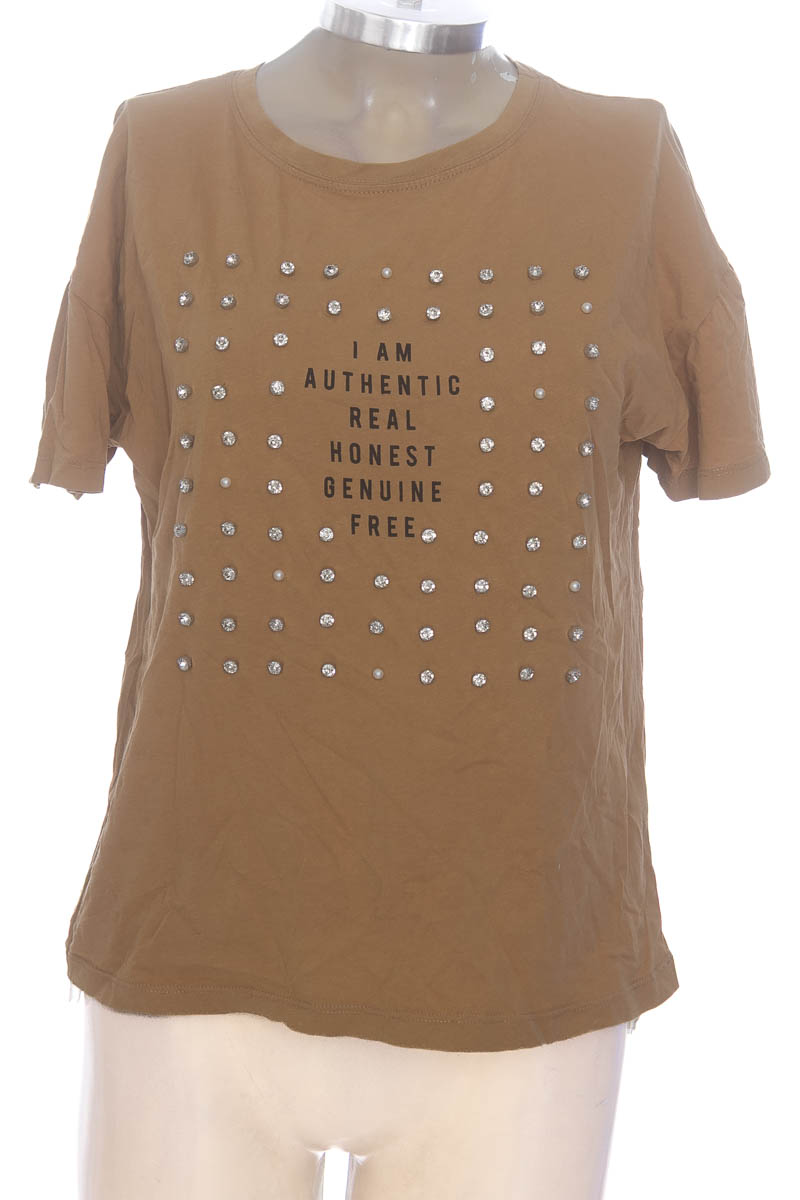 Top / Camiseta color Beige - Stradivarius