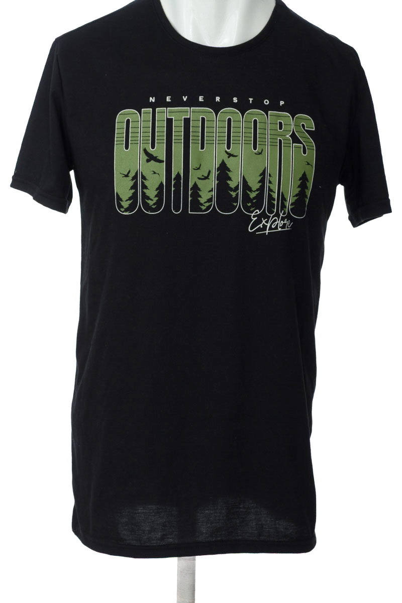 Camiseta color Negro - Azzorti