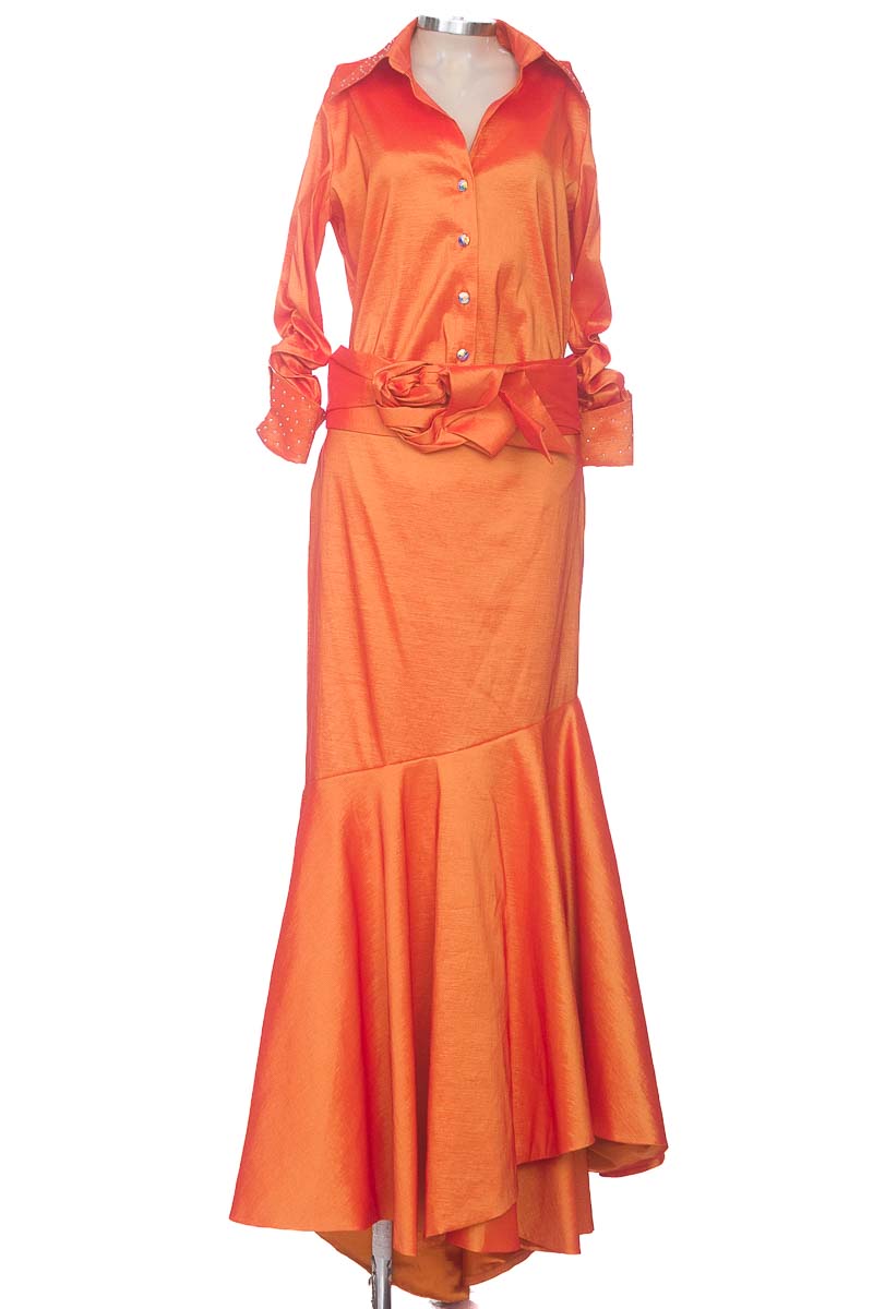 Vestido / Enterizo color Naranja - CARLOS ARMANDO BUITRAGO