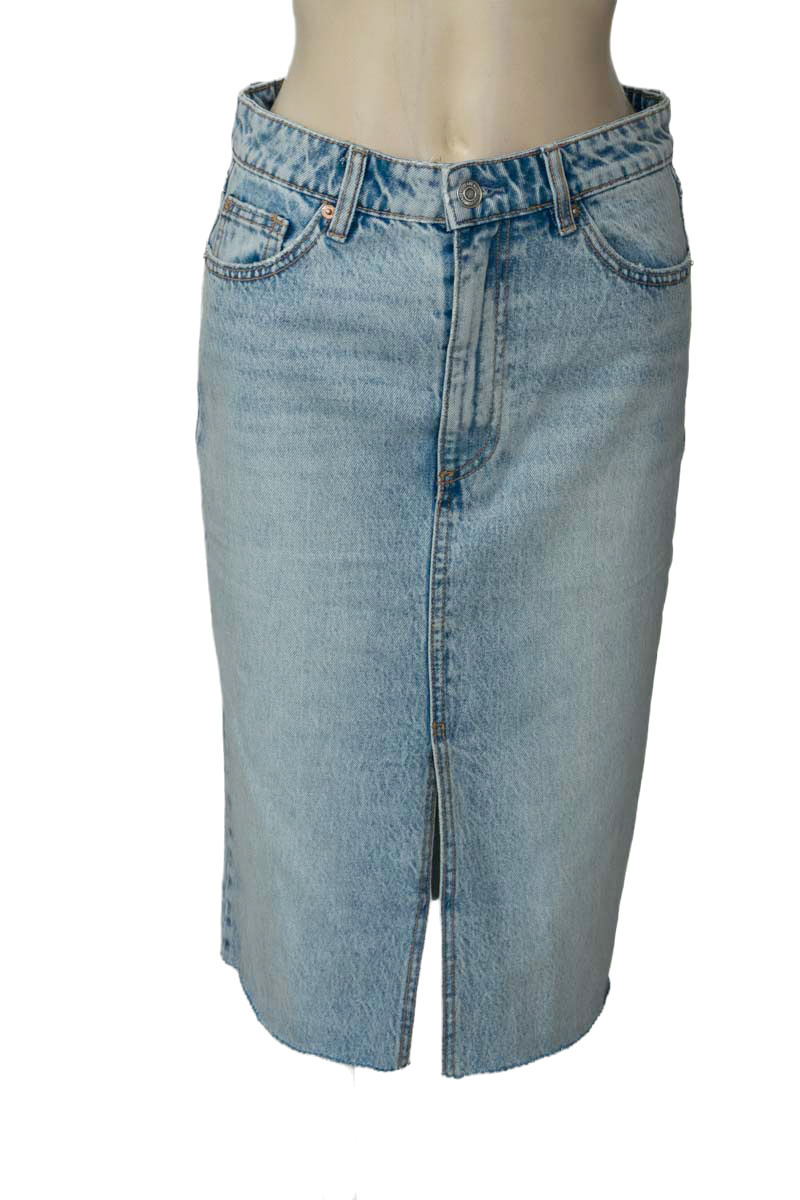 Falda color Azul - Stradivarius
