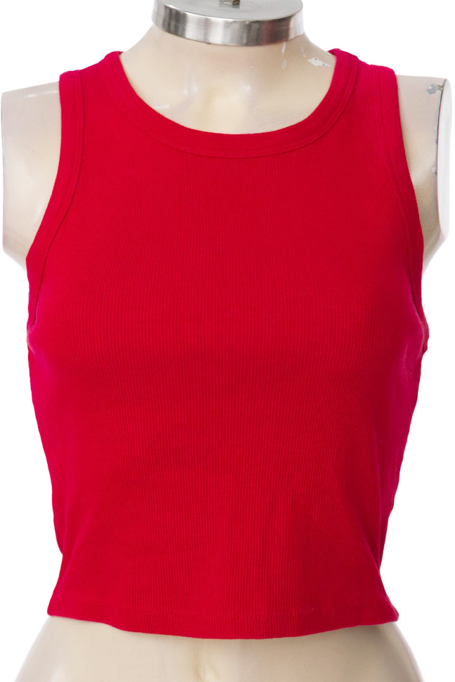 Top / Camiseta color Rojo - Bershka