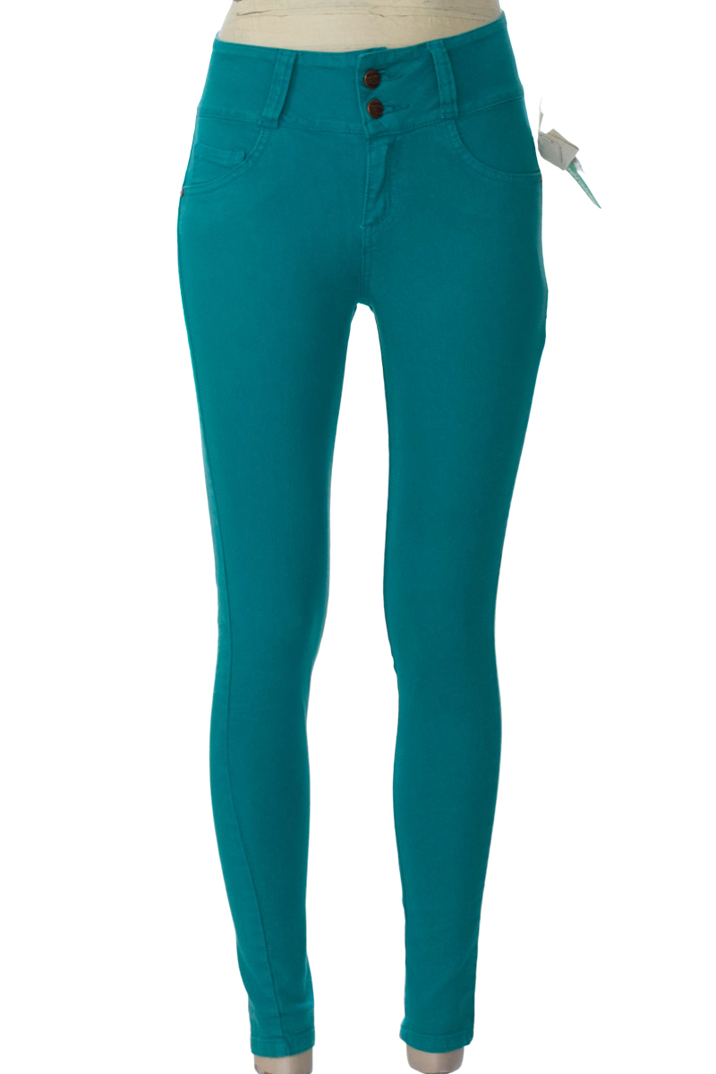 Pantalones color Aguamarina - Pop Rose