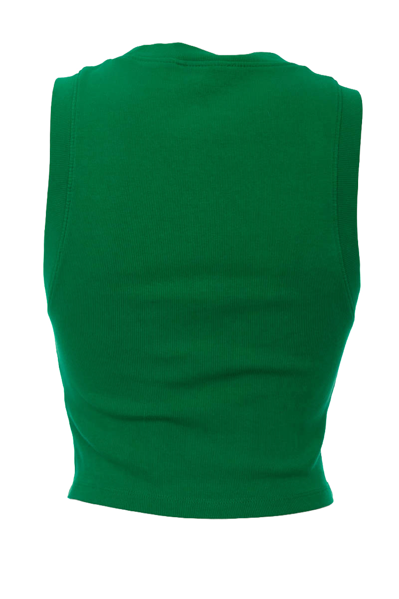 Top / Camiseta color Verde - Zara