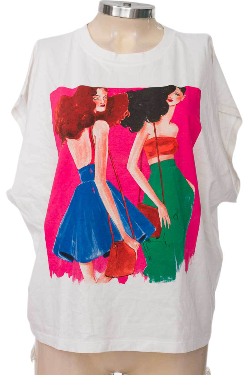 Top / Camiseta color Blanco - Zara