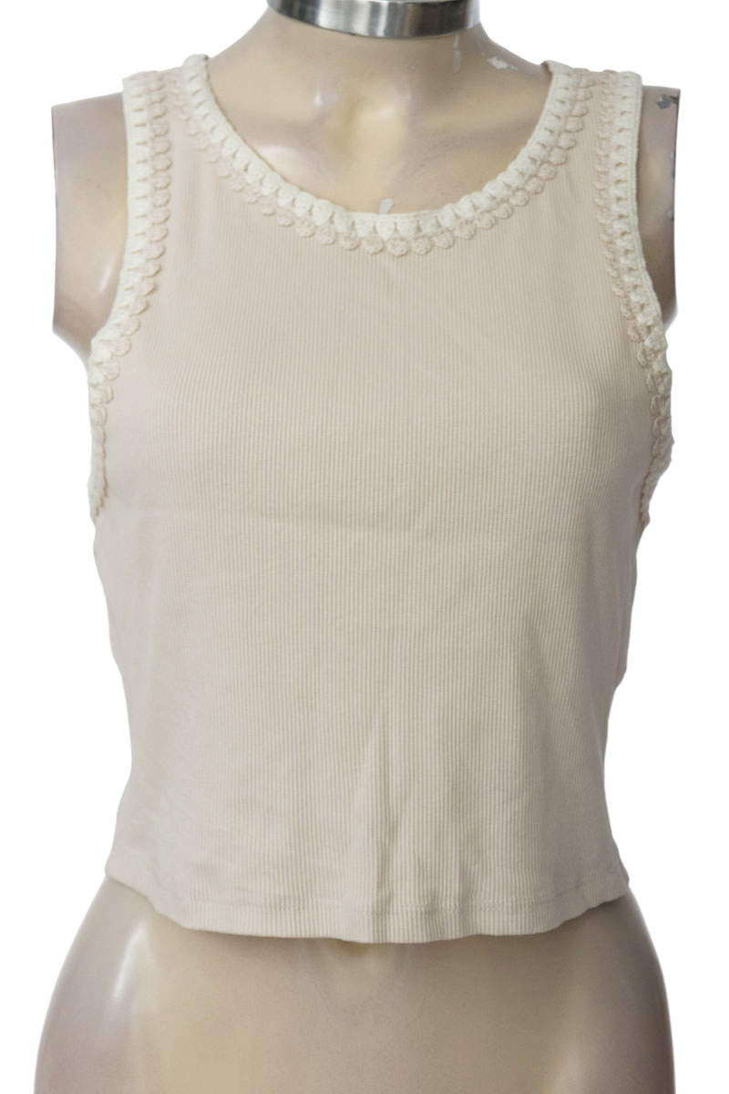Top / Camiseta color Beige - H&M