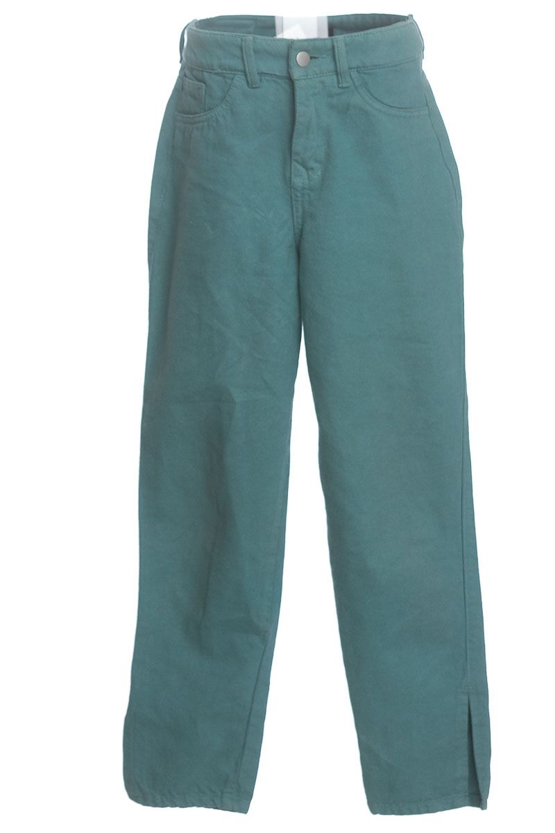 Pantalones color Verde - Tianzi
