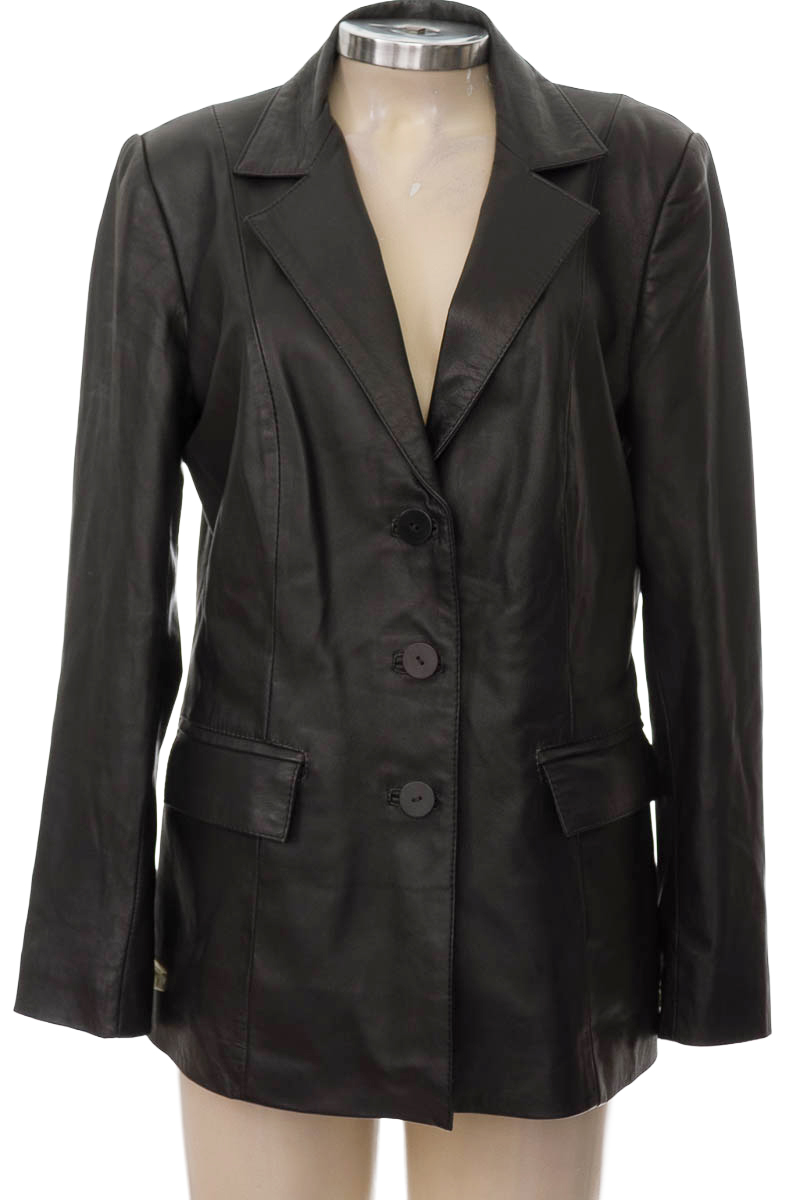 Chaqueta / Abrigo color Negro - Kasual Moda En Cuero