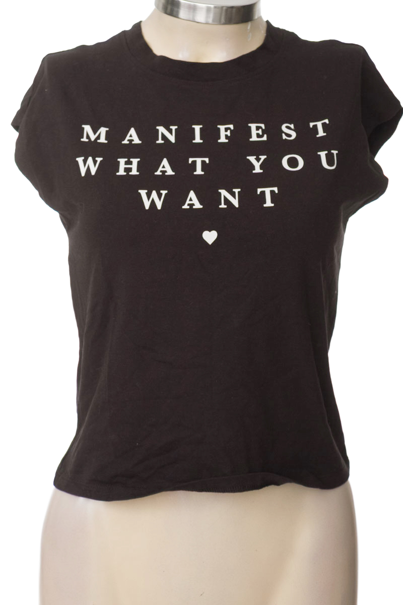 Top / Camiseta color Negro - Sybilla