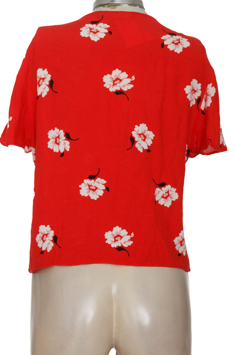Blusa color Rojo - Zara