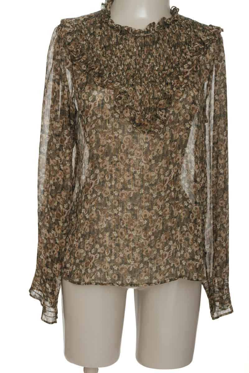 Blusa color Verde - Zara