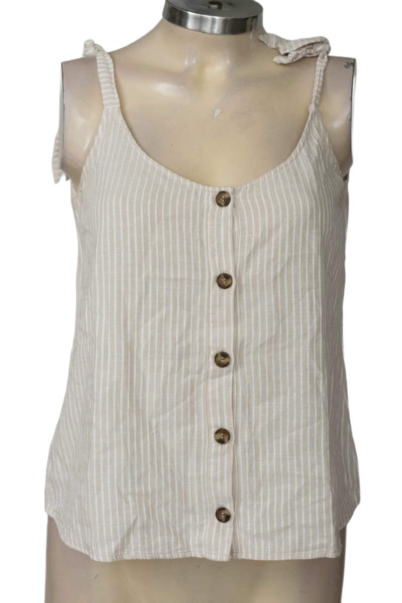 Top / Camiseta color Beige - NAF NAF