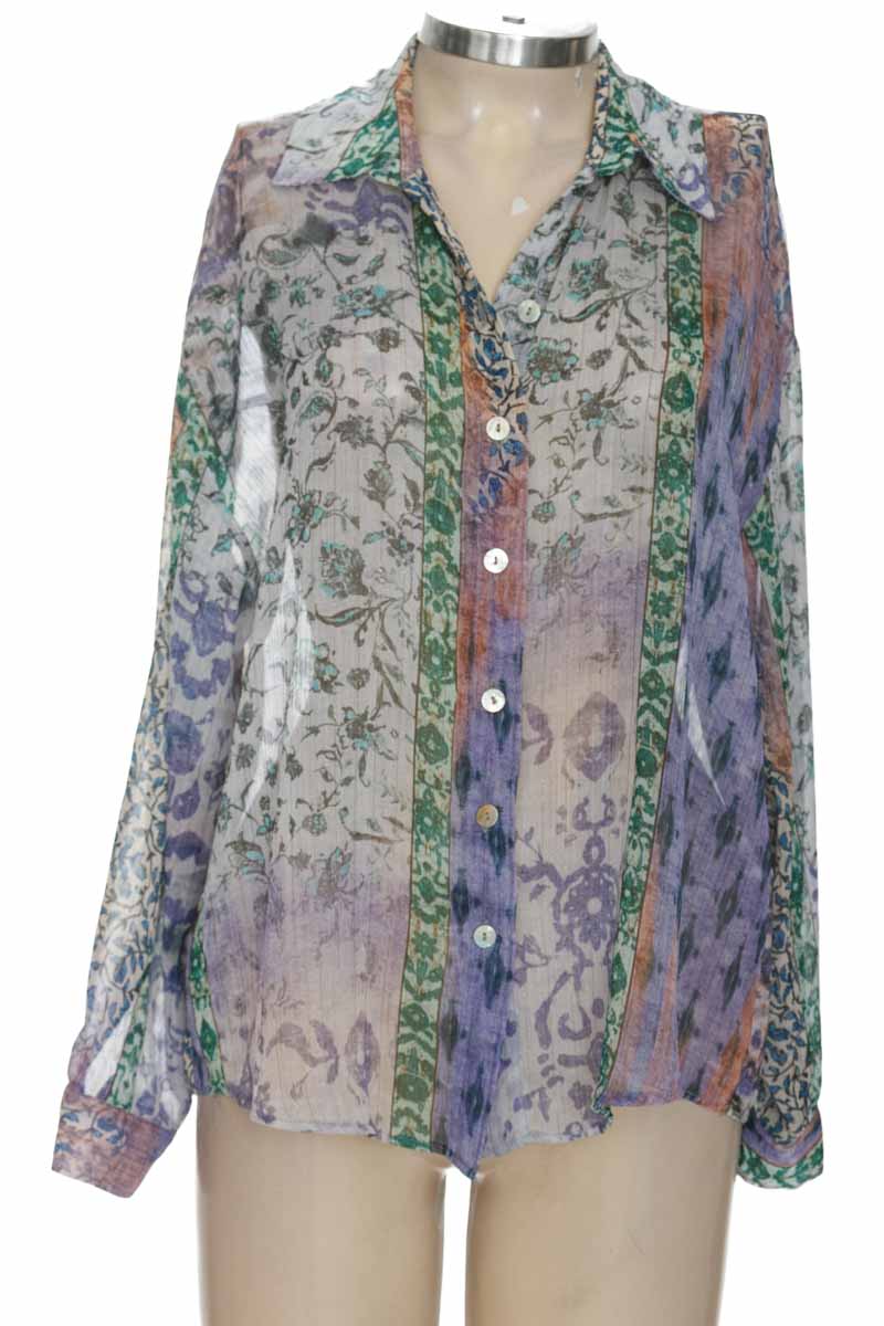 Blusa color Estampado - Zara