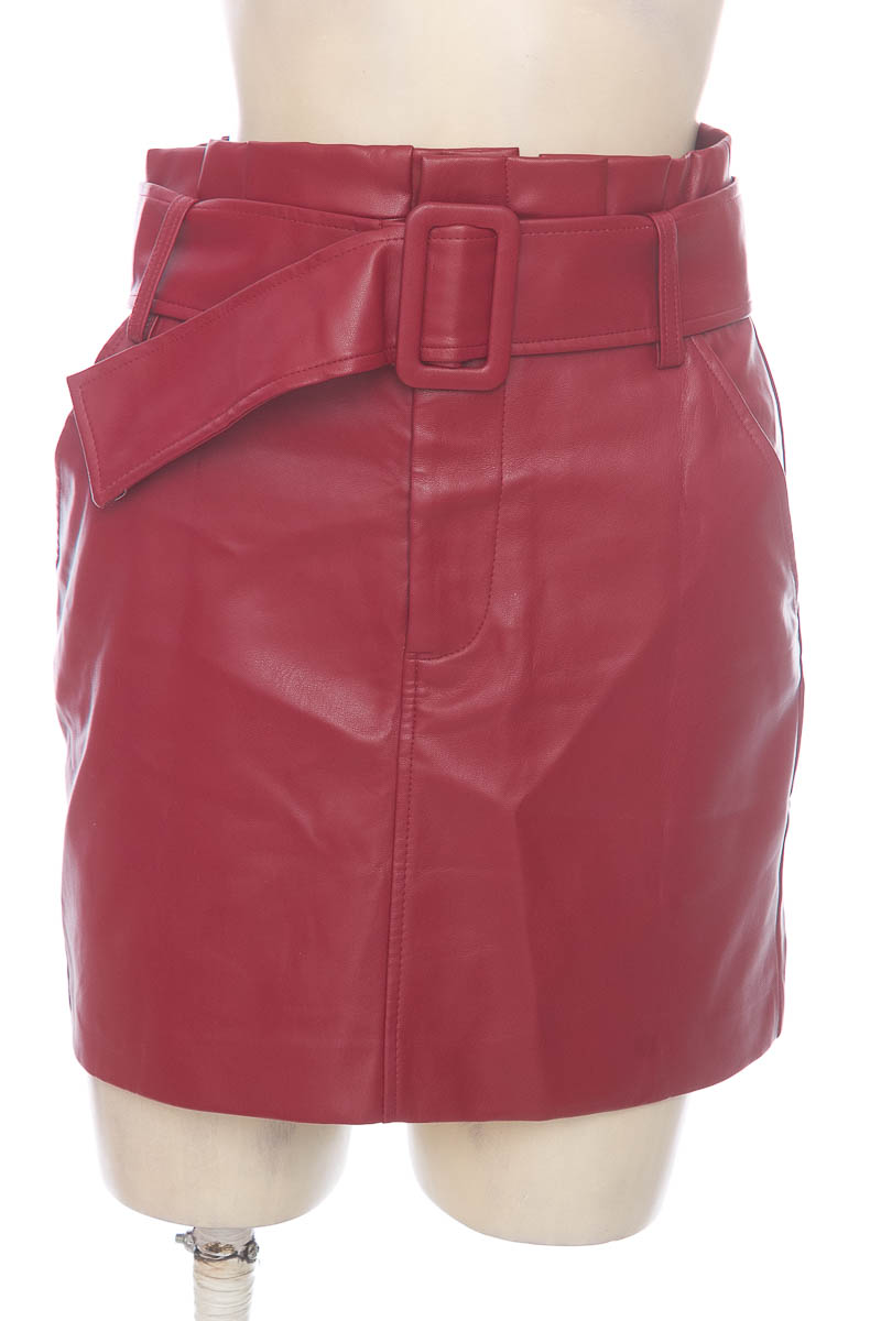 Falda Zara Textured Mujer Rojas Negras Y Faldas Rojas De Mujer