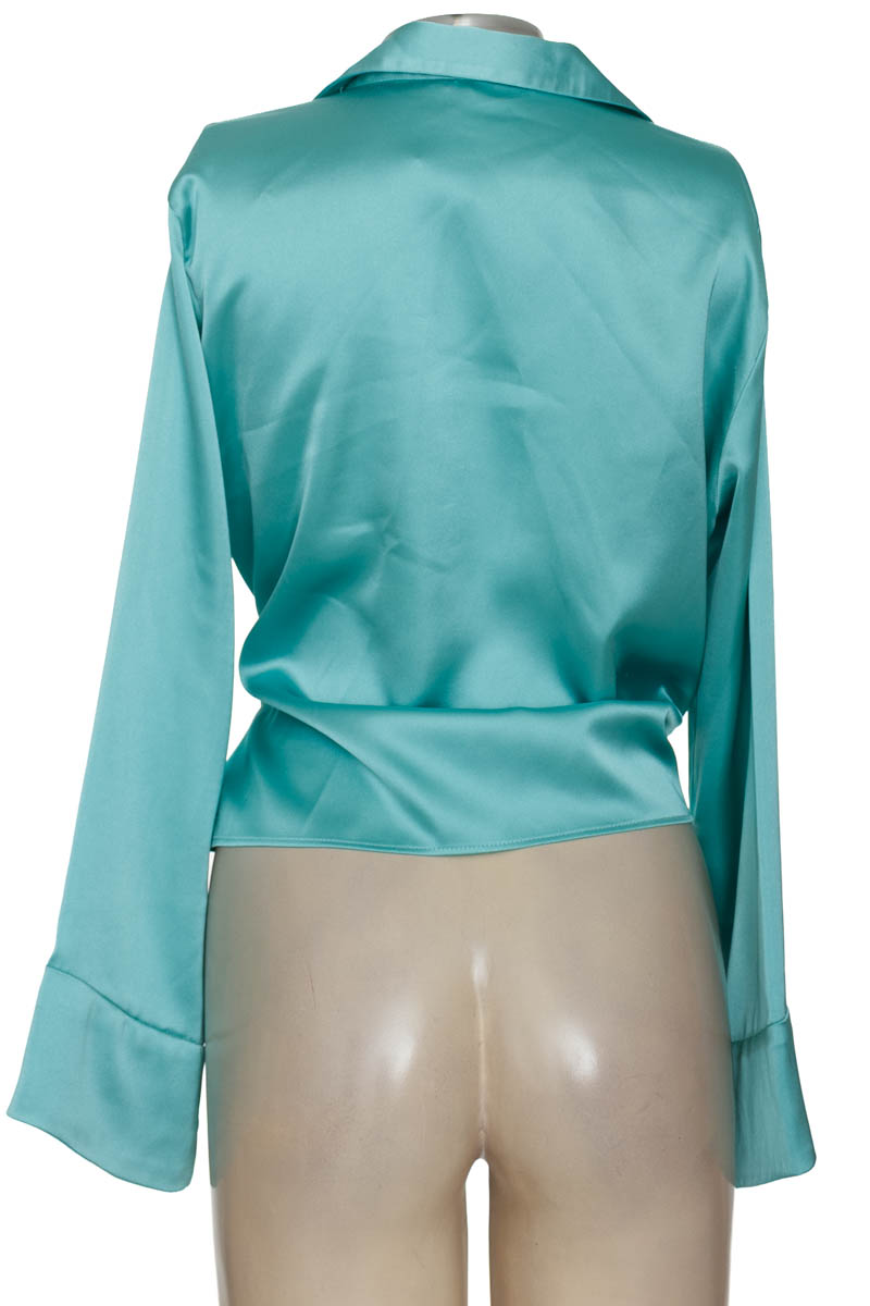 Blusa color Aguamarina - Zara