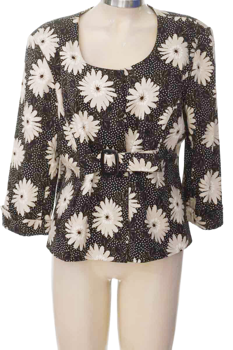 Chaqueta / Abrigo color Azul - Liz Claiborne