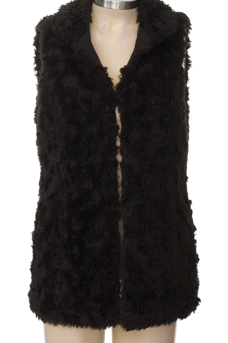 Chaqueta / Abrigo color Negro - Bershka