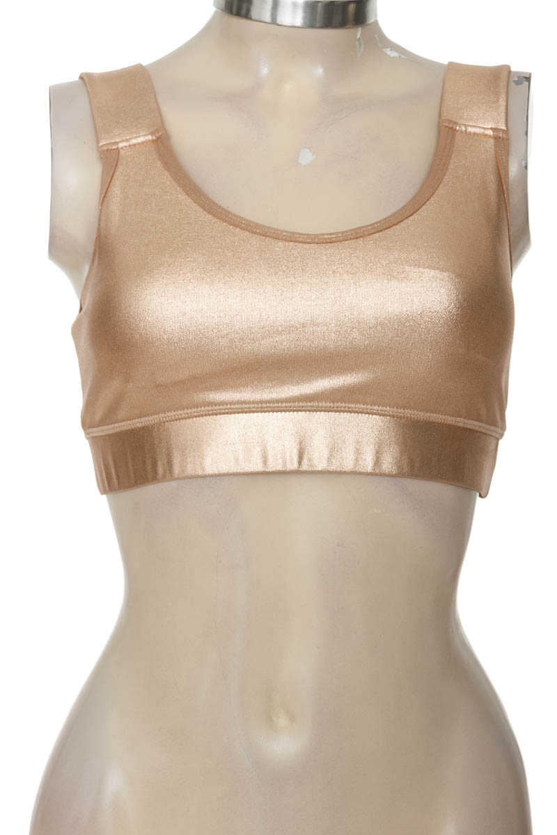 Ropa Deportiva / Salida de Baño color Bronce - Azul Celeste