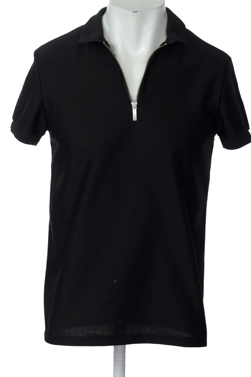 Polo color Negro - Bershka