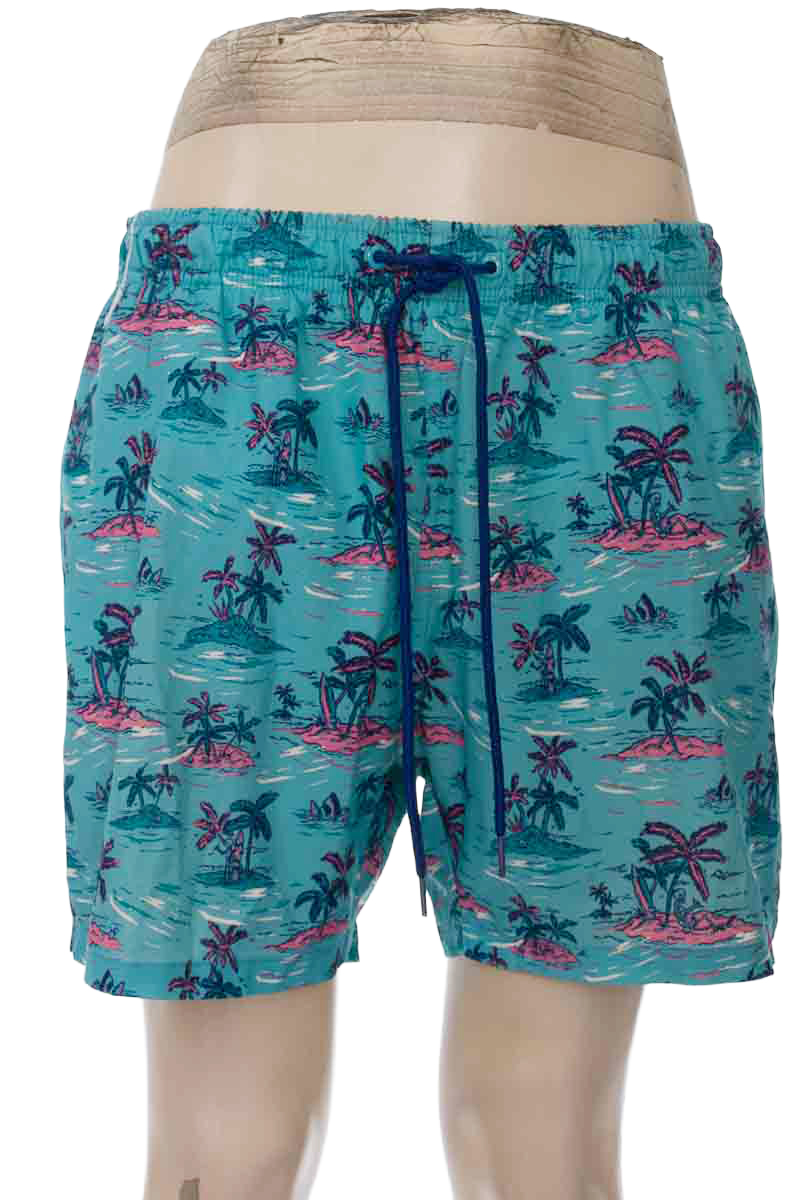 Bermuda - Pantaloneta color Aguamarina - Bearcliff