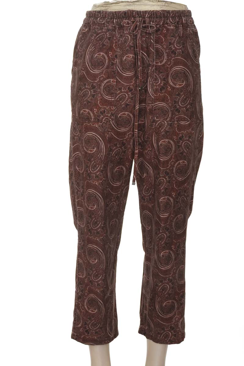 Pantalones color Vinotinto - Zara