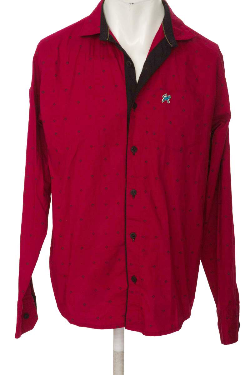 Camisa color Vinotinto - Petro Azul