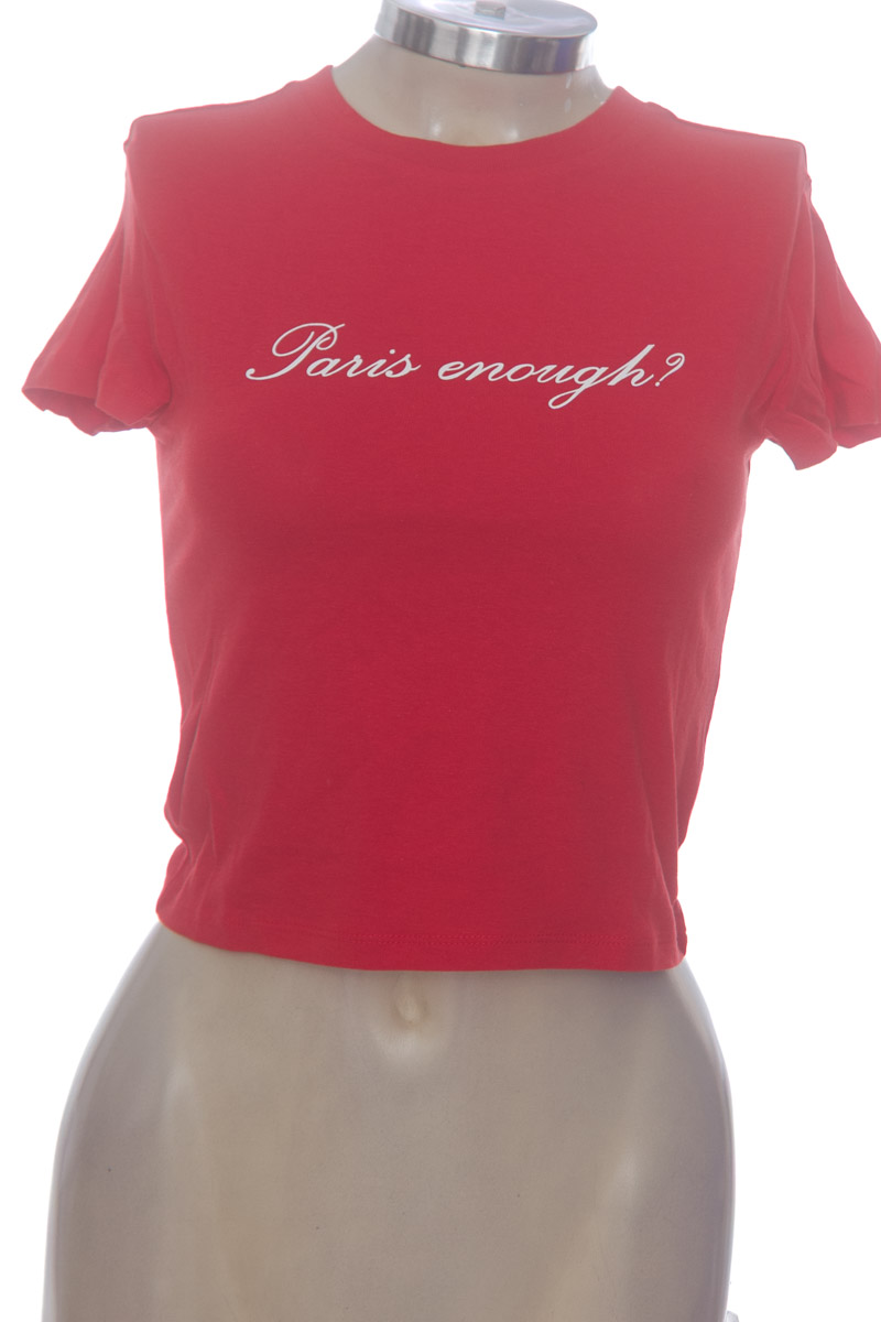 Top / Camiseta color Rojo - Divided by H&M